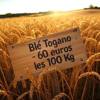 Blé bio Tagano 100 Kg